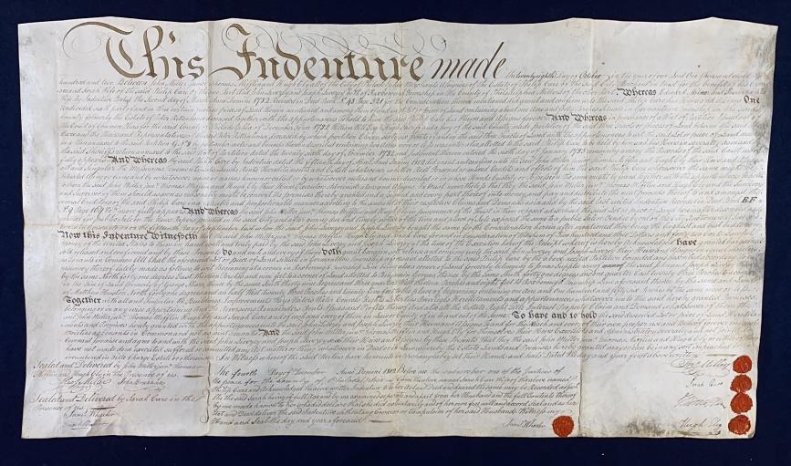 1802 GERMANTOWN PA VELLUM LAND INDENTURE (1 of 10)