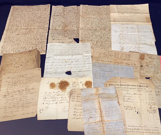 GROUP OF 18TH & 19TH CENTURY EPHEMERA (1 of 9)