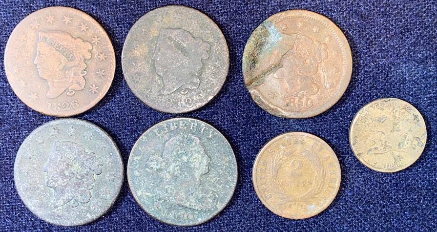 7 EARLY US COINS (1 of 6)