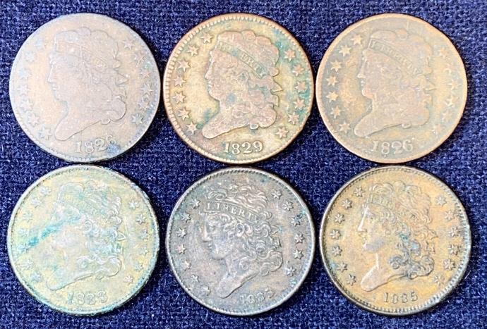 6 - ANTIQUE HALF CENTS (1 of 5)