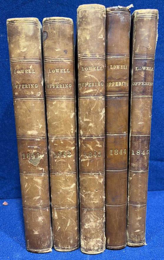 5 LOWELL OFFERING BOUND MAGAZINE BOOKS (1 of 7)