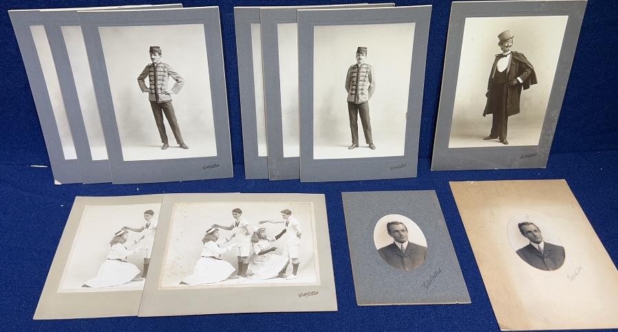 11 ANTIQUE C.M. GILBERT STUDIOS PORTRAITS (1 of 6)