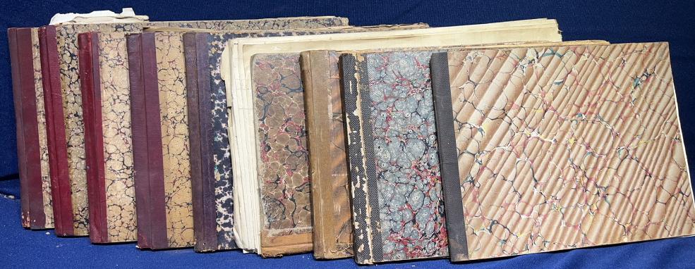 9 ANTIQUE CHECK BOOKS & LEDGERS (1 of 14)