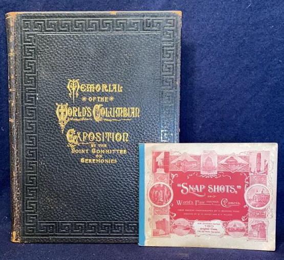 2 WORLD'S FAIR COLUMBIAN EXPOSITION BOOKS (1 of 8)