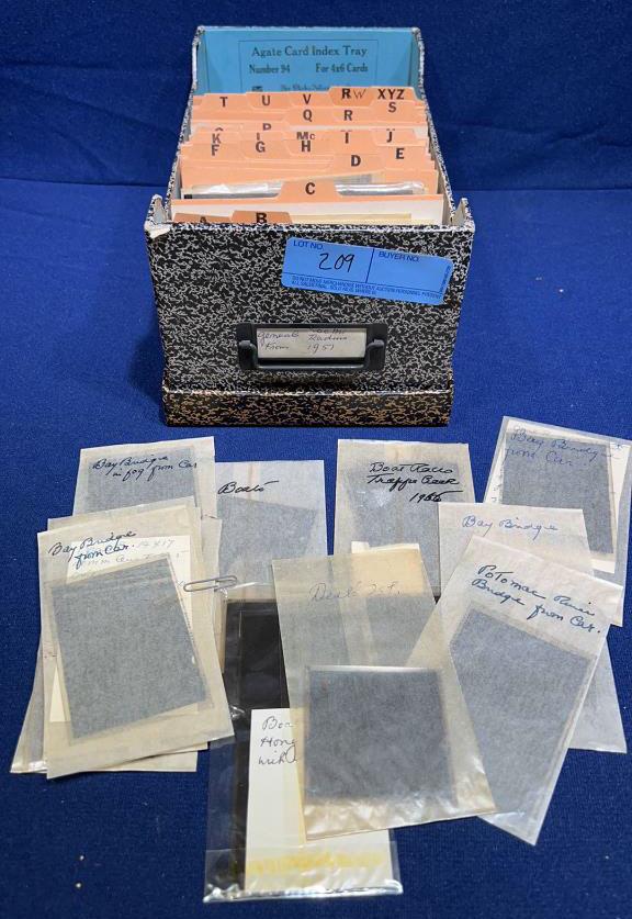 FILE BOX OF PHOTO NEGATIVES "GENERAL" (1 of 7)