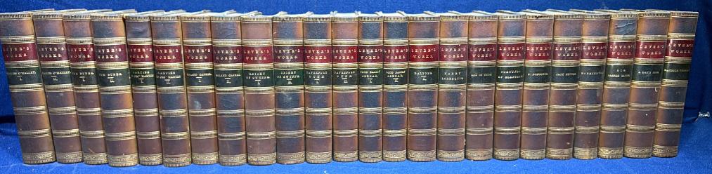 24 VOLUMES "LEVER'S WORKS" BY CHARLES LEVER (1 of 11)
