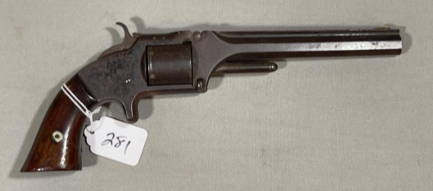 ANTIQUE SMITH & WESSON REVOLVER: ~