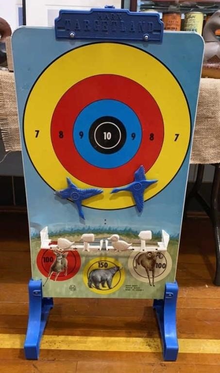 MARX TARGETLAND METAL SHOOTING TARGET: VINTAGE SHOOTING TARGET