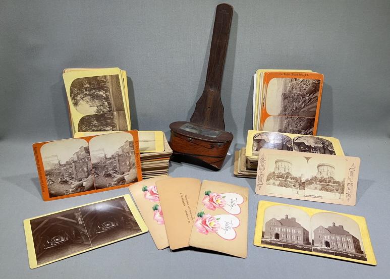 LARGE LOT OF VARIOUS STEREO VIEW CARDS ETC (1 of 3)