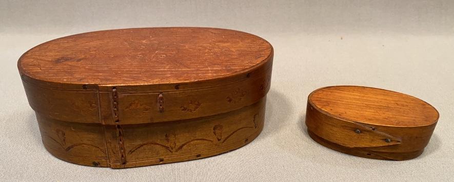 2 OVAL SHAKER STYLE BOXES (1 of 4)
