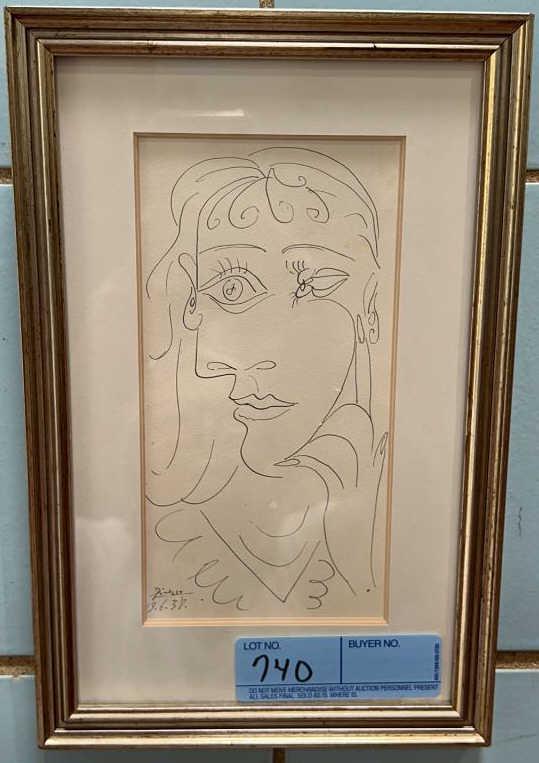 FRAMED PICASSO PRINT (1 of 2)