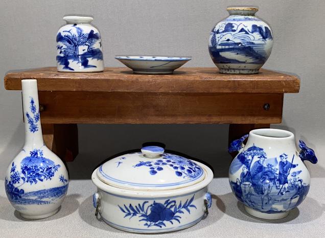 LOT VARIOUS BLUE & WHITE EXPORT CHINA (1 of 8)