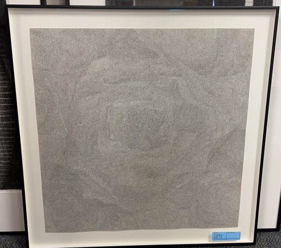 LARGE CHARCOAL DRAWING BY PETER DUBEAU (1 of 2)