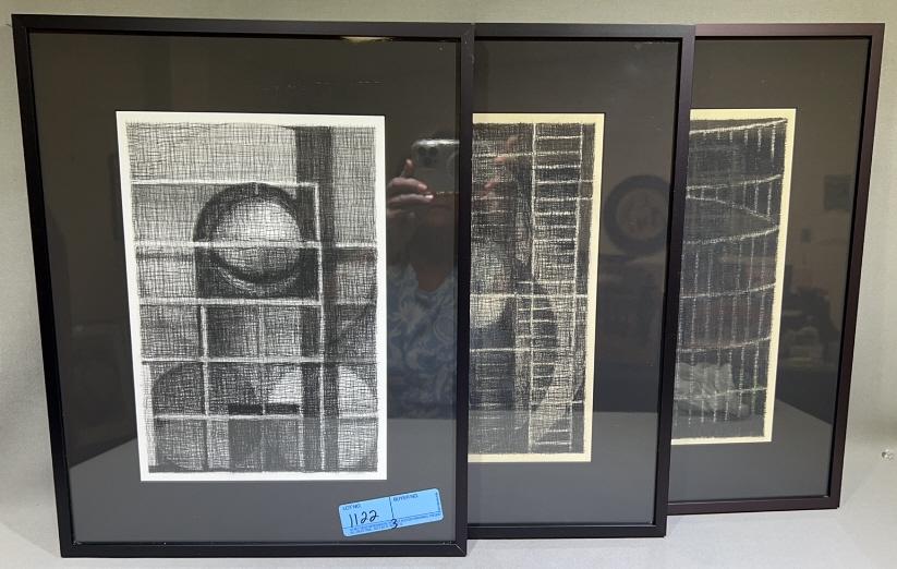 3 KEN WARWICK CHARCOAL DRAWINGS (1 of 7)