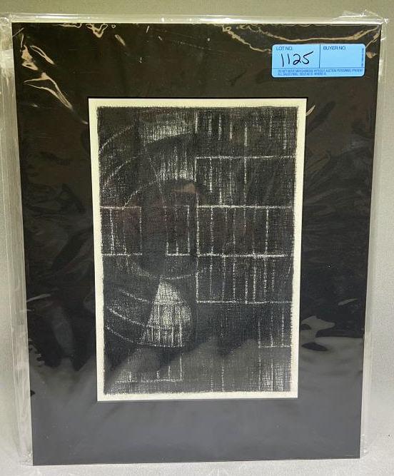 LOT OF 7 KEN WARWICK UNFRAMED CHARCOALS (1 of 14)