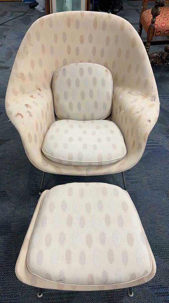 Eero Saarinen Mcm Womb Lounge Chair For Knoll Auction