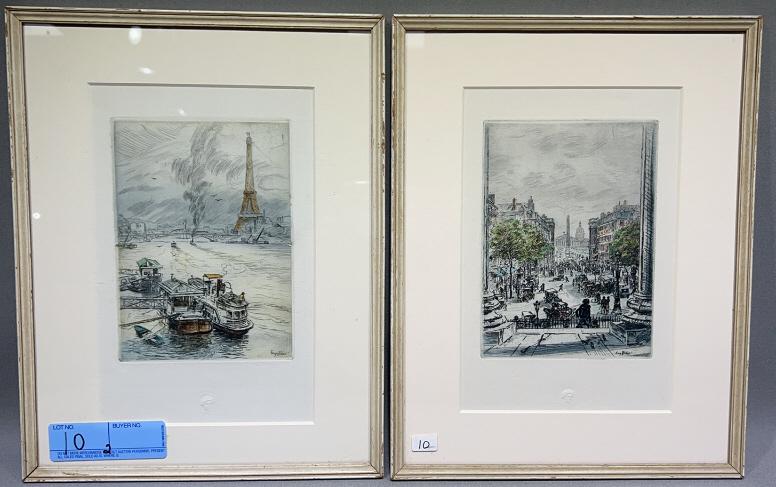 2 EUGENE VEDER PARIS PRINTS 1927 (1 of 5)
