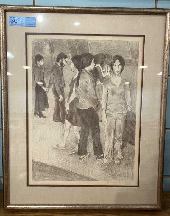 LARGE RAPHAEL SOYER ETCHING (1 of 3)