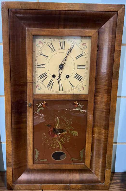 ANTIQUE FORESTVILLE CLOCK CO. OGEE MANTEL CLOCK (1 of 5)