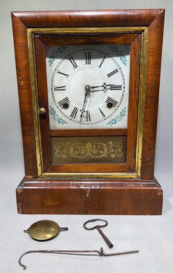 ANSONIA ROSEWOOD MANTEL CLOCK (1 of 4)