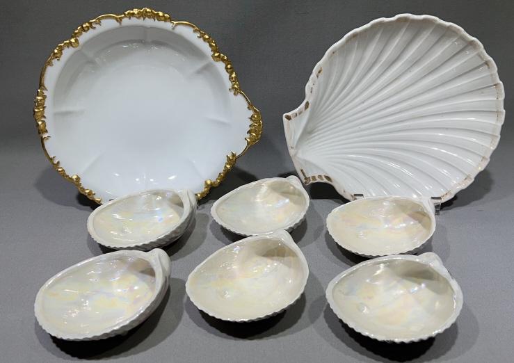 LOT OF VARIOUS SHELL DISHES (1 of 4)