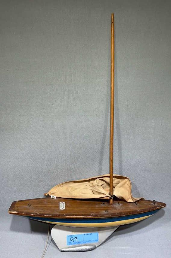 AILSA YACHT A "MILBRO" SHIP MODEL: MADE IN SCOTLAND