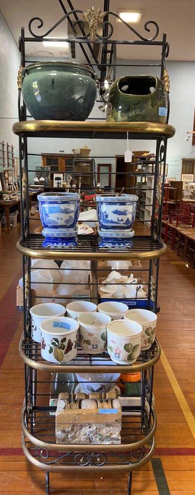 BRASS & IRON BAKER'S RACK (1 of 3)