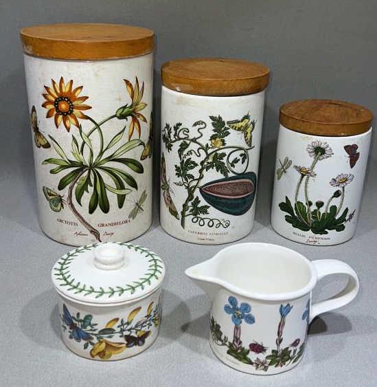 KITCHENWARE, PORTMEIRION CANISTERS, BASKETS ETC. (1 of 7)