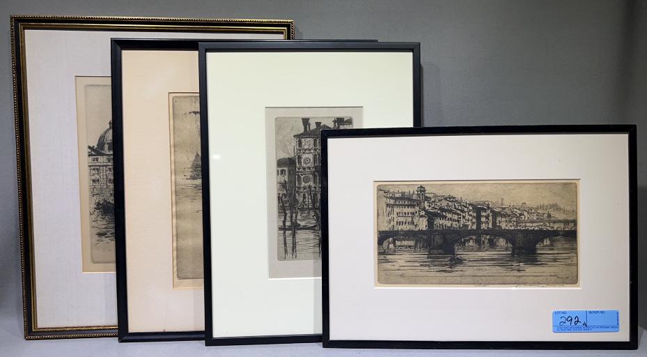 4 JAN C. VONDRONS FRAMED ETCHINGS (1 of 13)