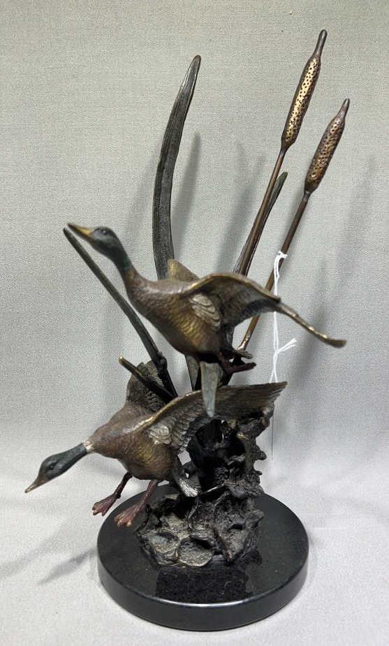 MALLARD DUCK BRONZE FIGURE (1 of 5)