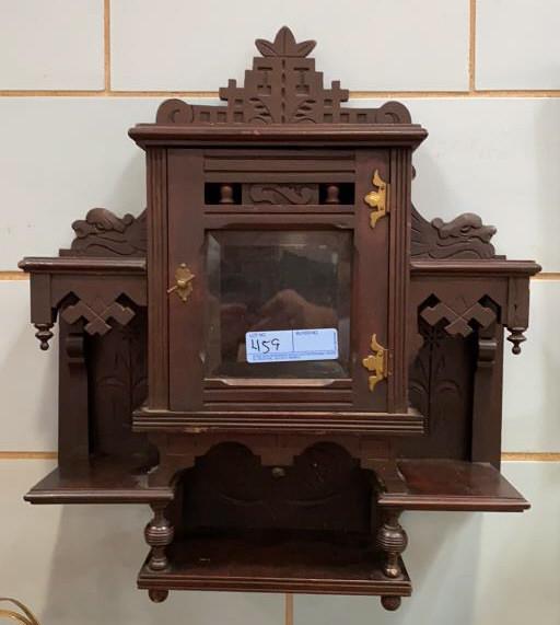 ANTIQUE VICTORIAN HANGING CABINET (1 of 5)