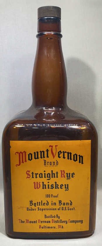 MOUNT VERNON WHISKEY ADVERTISING BOTTLE 24" HIGH (1 of 7)