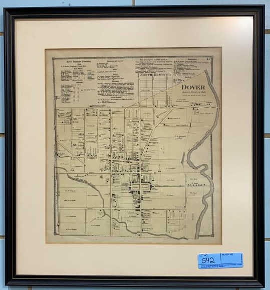 DOVER, DELAWARE FRAMED ATLAS MAP (1 of 4)