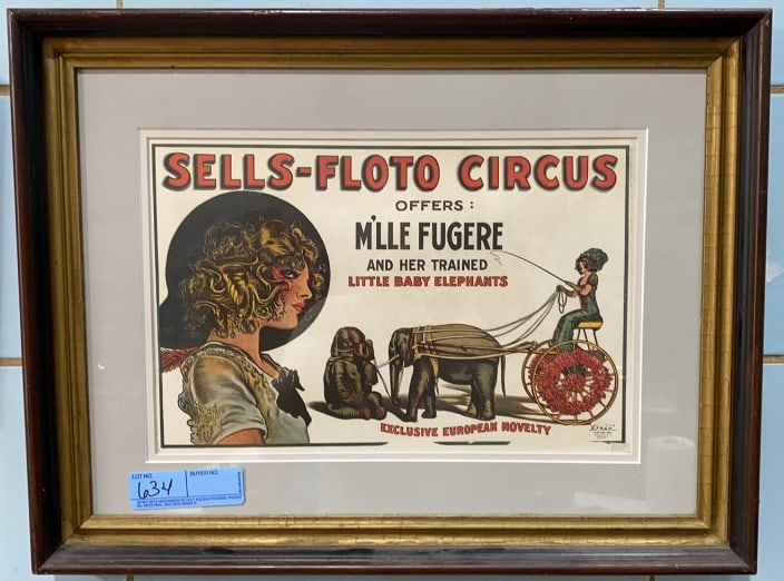 SELLS-FLOTO CIRCUS ADVERTISING: ~