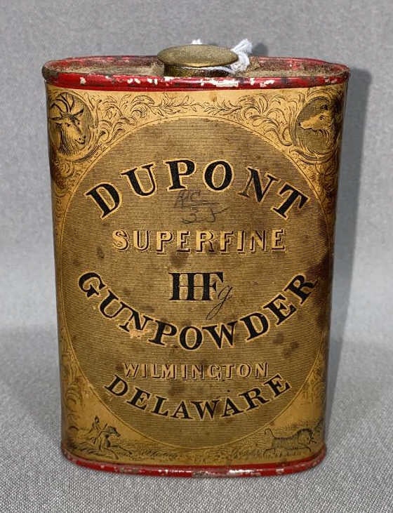 RARE SMALL DUPONT POWDER TIN (1 of 3)