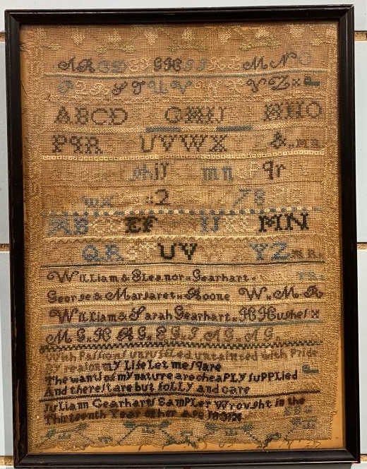 1831 SAMPLER BY JULIA ANNE GEARHEART (1 of 5)