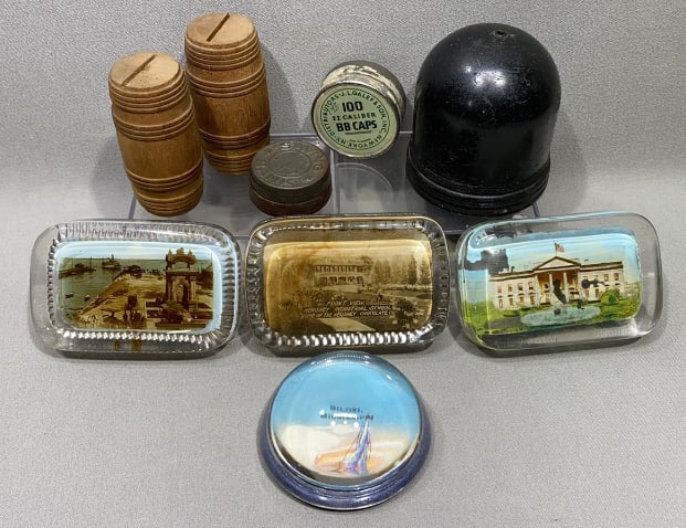PAPER WEIGHTS, BANK, STRING HOLDER ETC. (1 of 5)
