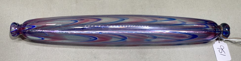 ANTIQUE NAILSEA GLASS ROLLING PIN (1 of 3)