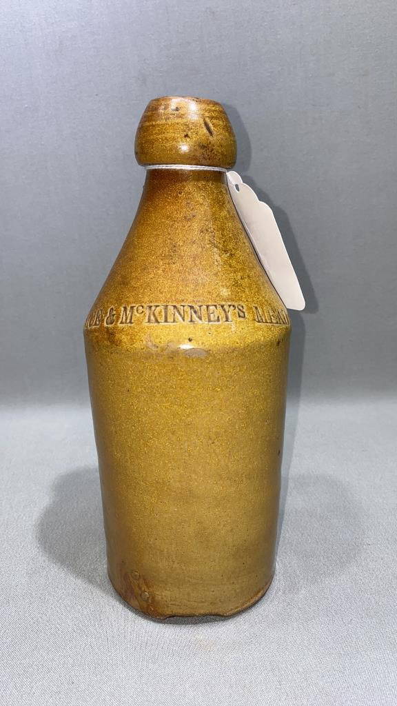 Rice & Mckinney's Mead Stoneware Bottle Auction