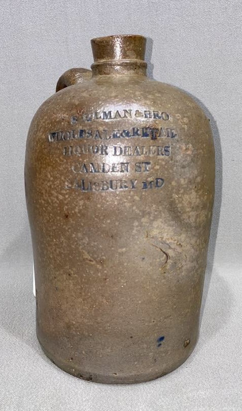 S ULMAN & BRO SALISBURY MD STORE CROCK (1 of 5)