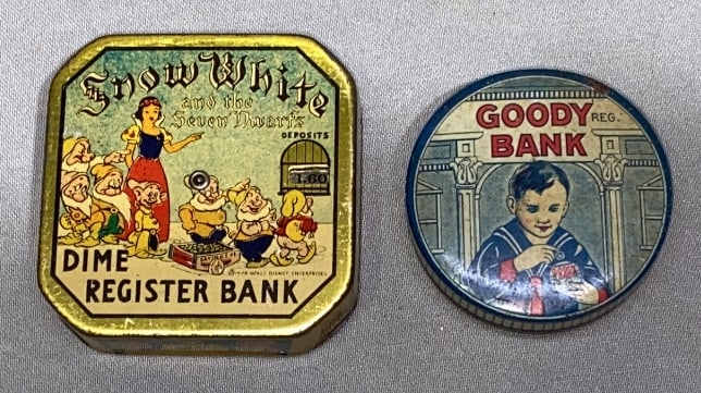 SNOW WHITE DIME BANK & GOODY BANK: ~