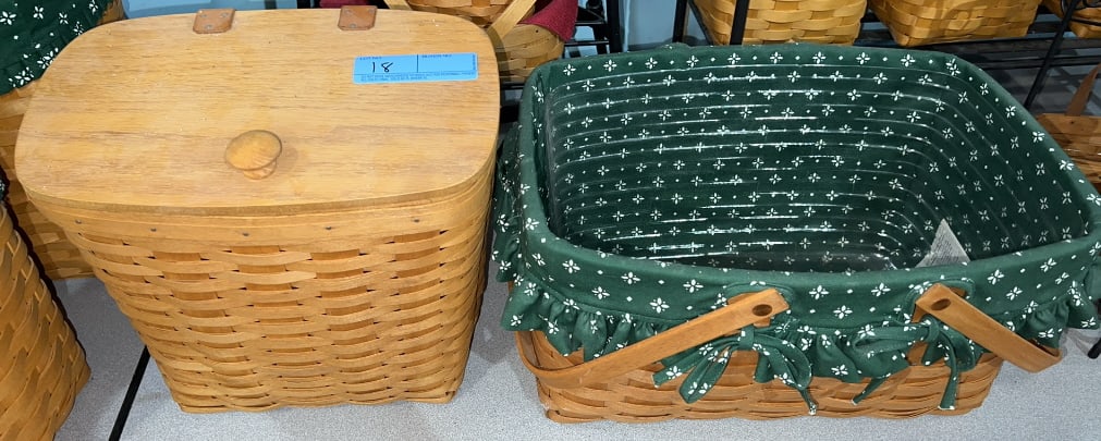 2 LARGE LONGABERGER BASKETS (1 of 5)