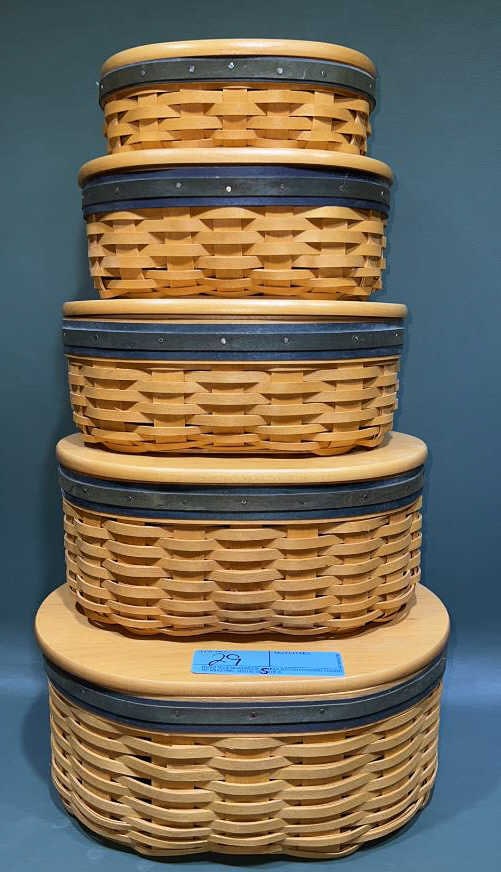 LONGABERGER COLLECTORS CLUB HARMONY BASKETS (1 of 7)