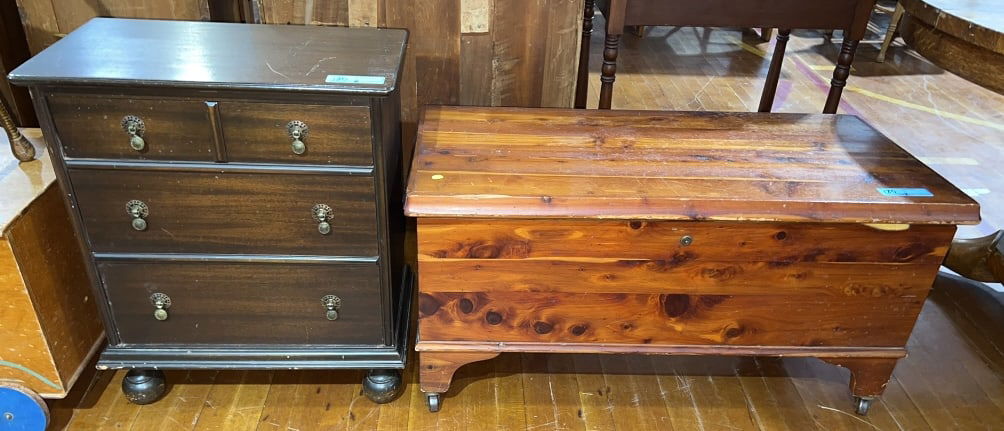 Vintage Cedar Chest Small Chest