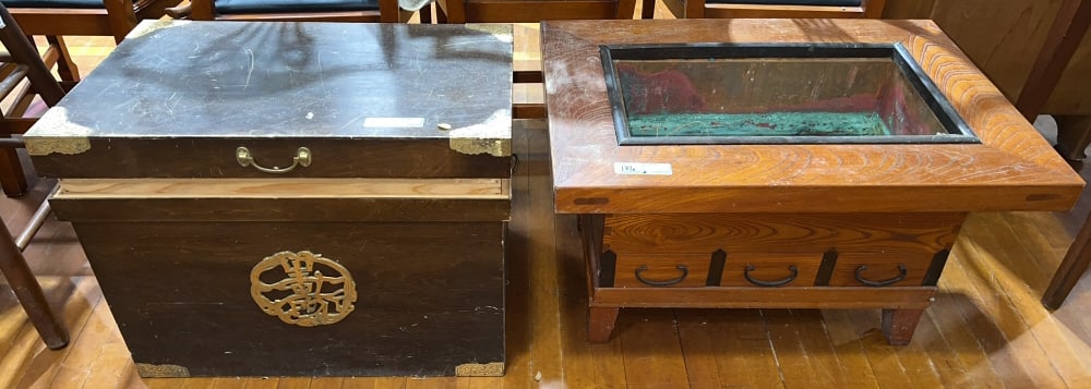 ANTIQUE ORIENTAL BOX & FERNERY TABLE (1 of 7)