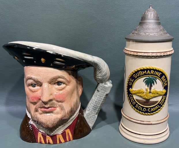 ROYAL DOULTON MUG & MILITARY STEIN (1 of 4)