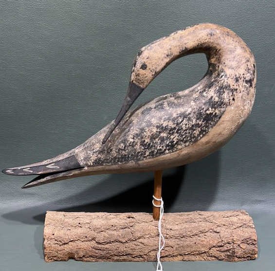 CARVED SHOREBIRD DECOY BY BIEBER (1 of 4)