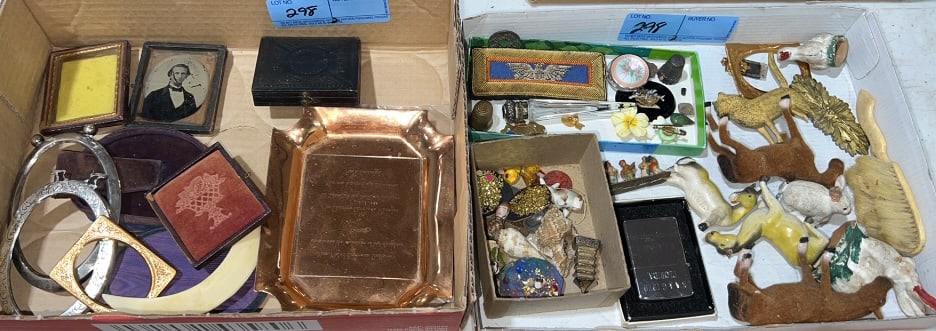 ANTIQUE FRAMES & LOT OF QUALITY SMALLS: ~