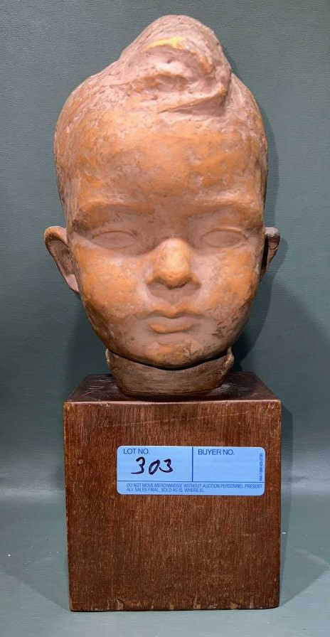 "PORTRAIT OF A CHILD" SCULPTURE BY FRANC EPPING (1 of 6)