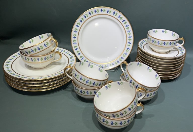 PARTIAL SET OF LIMOGES CHINA (1 of 5)